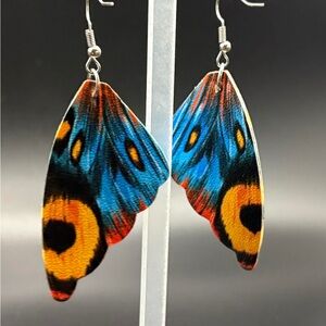 Bold Butterfly Wing Statement Earrings